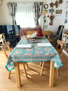 つぶつぶ料理教室つぶちゃんの会場の写真です。