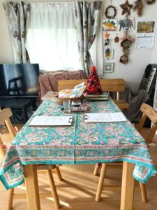 レッスンの会場風景です。