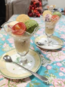 砂糖ゼロのパフェです。